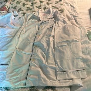 Large Brooks Brothers pajama set all cotton lightly used creamy white
